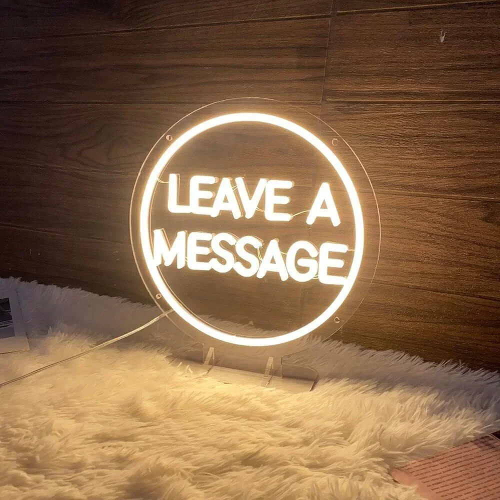 Audio Guest Book LED Neon Sign